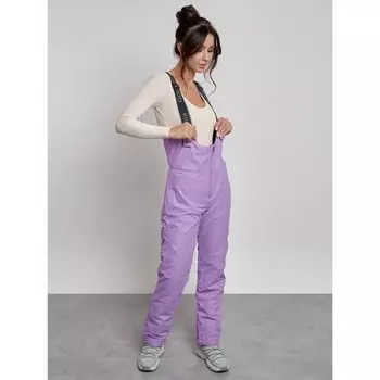 Полукомбинезон женский зимний, размер 46, цвет фиолетовый