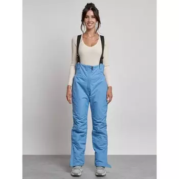 Полукомбинезон женский зимний, размер 46, цвет голубой