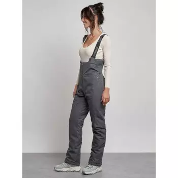 Полукомбинезон женский зимний, размер 50, цвет серый