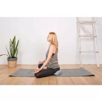 Полумесяц для йоги, 38х15х9 см, цвет серый