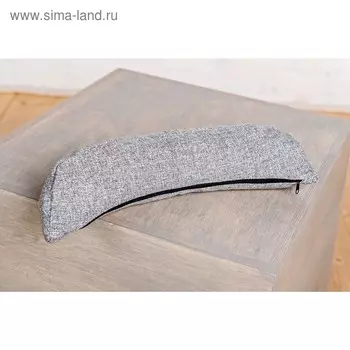 Полумесяц для йоги, 38х15х9 см, цвет серый