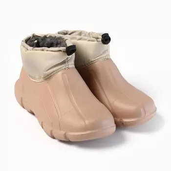 Полусапожки утепленные женские 4х4, цвет бежевый, размер 37