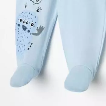 Ползунки, цвет голубой, рост 74 см