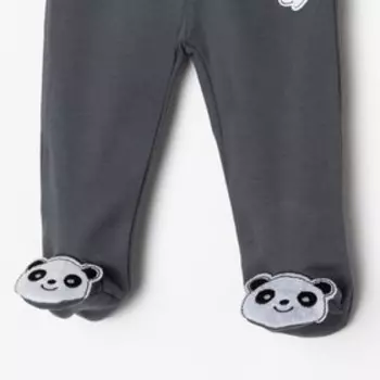 Ползунки детские, цвет антрацит, рост 62 см