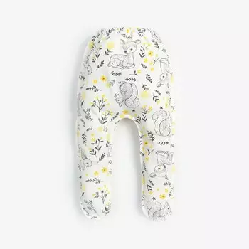 Ползунки детские, цвет белый/олененок, рост 80 см