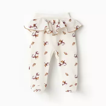 Ползунки детские, цвет белый, рост 62