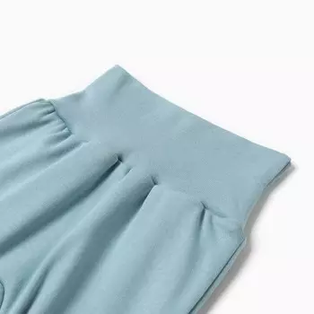 Ползунки детские, цвет белый/слоны, рост 56 см