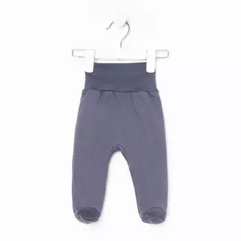 Ползунки детские, цвет графит, рост 62 см