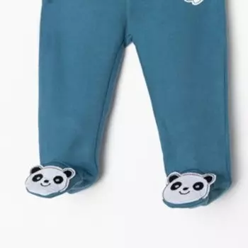 Ползунки детские, цвет индиго, рост 62 см