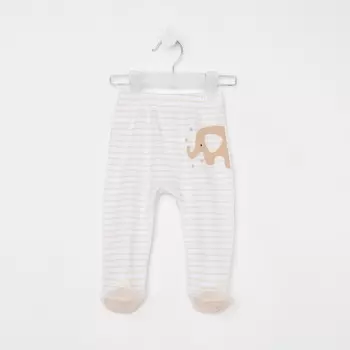 Ползунки детские, цвет кремовый, рост 62 см