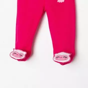 Ползунки детские, цвет малиновый, рост 68 см