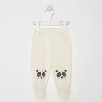 Ползунки детские, цвет светло-бежевый, рост 74