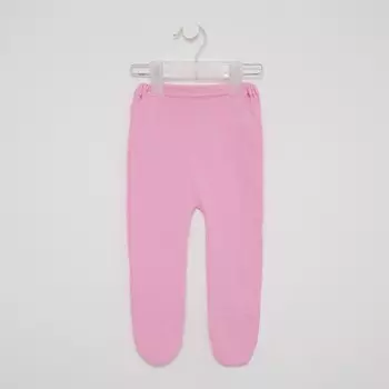 Ползунки детские, цвет светло-розовый, рост 68