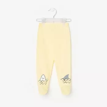 Ползунки детские, цвет жёлтый, рост 74 см
