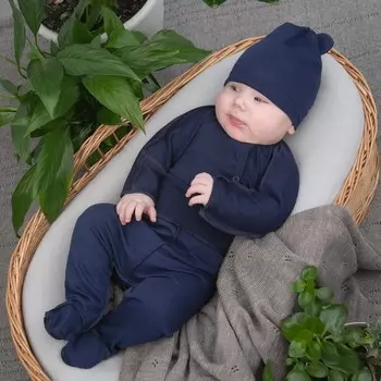 Ползунки детские KinDerLitto «Малыш Хрустик», рост 62-68 см, 2 шт