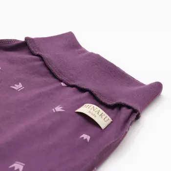 Ползунки детские MINAKU, цвет фиолетовый, рост 62-68 см