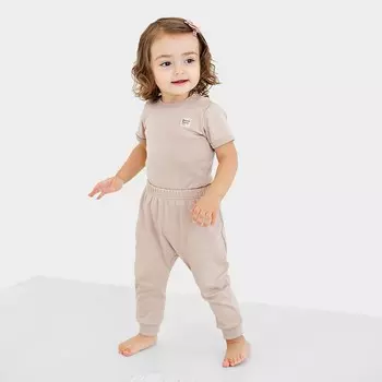 Ползунки детские с манжетами Basic, рост 86 см, цвет бежевый