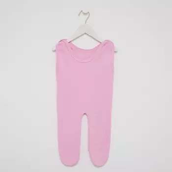 Ползунки длинные, цвет розовый, рост 68 см