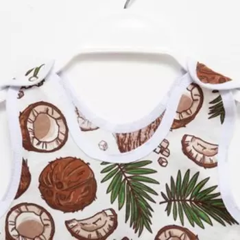 Ползунки длинные детские, цвет белый/кокос, рост 62 см