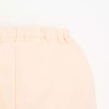 Ползунки для девочки, цвет персиковый, рост 62 см