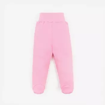 Ползунки для девочки, цвет розовый, рост 80 см