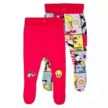 Ползунки для девочки PlayToday, рост 68 см, 2 шт