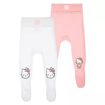 Ползунки для девочки, рост 62 см, 2 шт