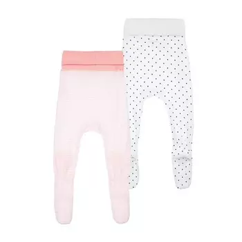 Ползунки для девочки, рост 68 см, 2 шт