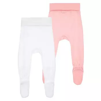 Ползунки для девочки, рост 68 см, 2 шт