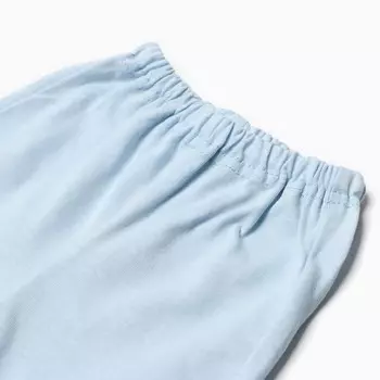 Ползунки для мальчика, цвет голубой, рост 74 см