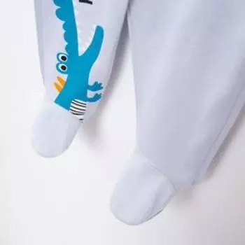 Ползунки для мальчика, цвет серый, рост 74 см