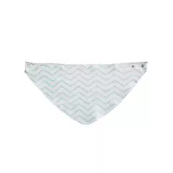 Ползунки с нагрудником «Мятный зигзаг», рост 74 см