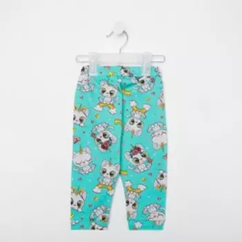 Ползунки (Штанишки) детские цвет мята, рост 68 см