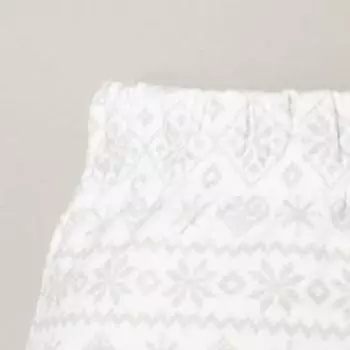 Ползунки-штанишки Крошка Я "Первый НГ", рост 62-68 см, белый