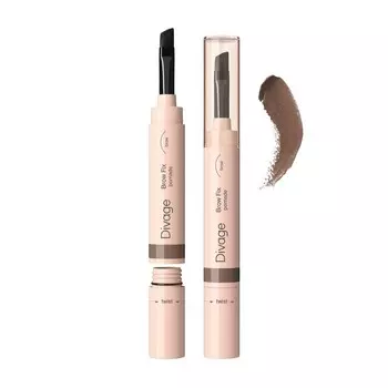 Помада для бровей Divage Brow Fix Pomade, с кистью, №03 Chocolate