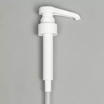 Помпа - дозатор для сиропа, белая, 5 мл