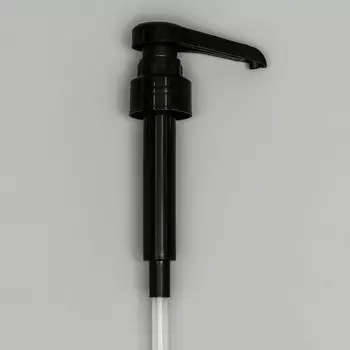 Помпа - дозатор для сиропа, черная, 10 мл