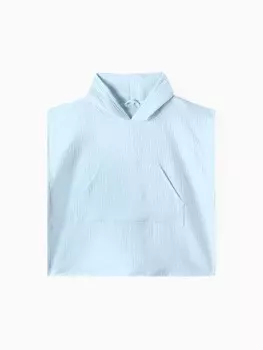 Пончо муслиновое детское LoveLife, 5670 см, 100% хлопок, 120 г/м, голубое