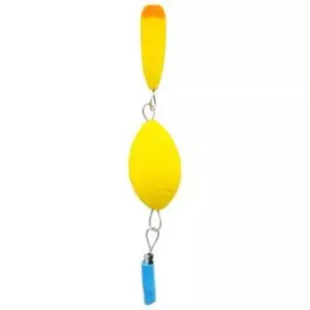 Поплавок двойной №1, цвет жёлтый