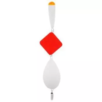 Поплавок тройной №4, цвет белый