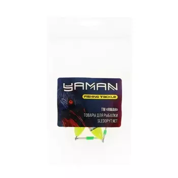 Поплавок зимний "ЯМАН" Капля одинарный, бальса, 1 г, МИКС, упаковка 5 шт.