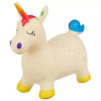 Попрыгун ZABIAKA «Единорожка», 67х24х54 см, 1300 г, цвет МИКС