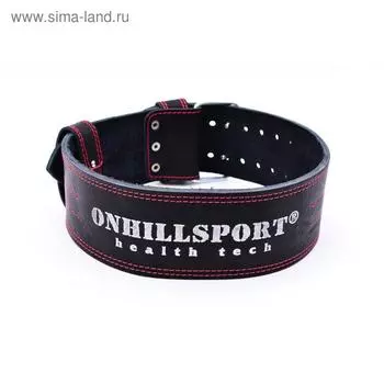 Пояс для пауэрлифтинга со скобой, 10 см, 2 слоя, medium, размер XL (90-110 см), цвета микс