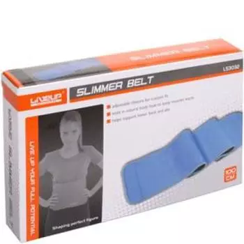 Пояс для похудения, 100х20 см, цвет синий
