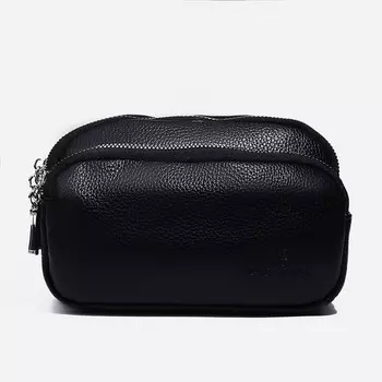 Поясная сумка на молнии, цвет чёрный