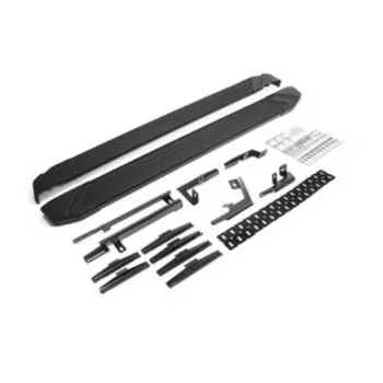 Порог-площадка "Black" RIVAL, Toyota Highlander 2014-н.в., с крепежом, F180ALB.5706.1