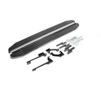 Порог-площадка "Premium" RIVAL, Hyundai Creta 2016-н.в., с крепежом, A173ALP.2310.1