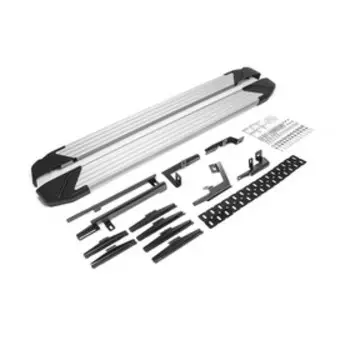 Порог-площадка "Silver" RIVAL, Toyota Highlander 2014-н.в., с крепежом, F180AL.5706.1