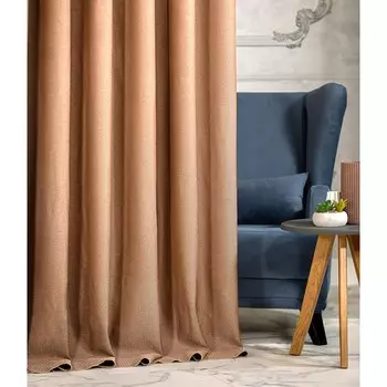 Портьера «Честер», размер 180x260 см, цвет орех