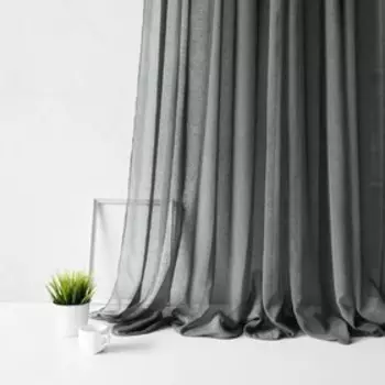 Портьера «Виви», размер 500 х 270 см, цвет серый